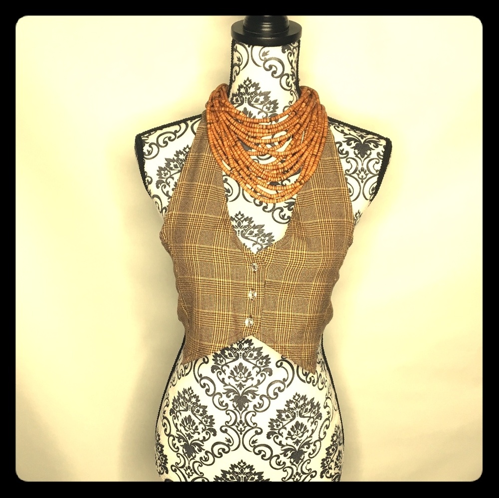 Halter Tie-back Vest